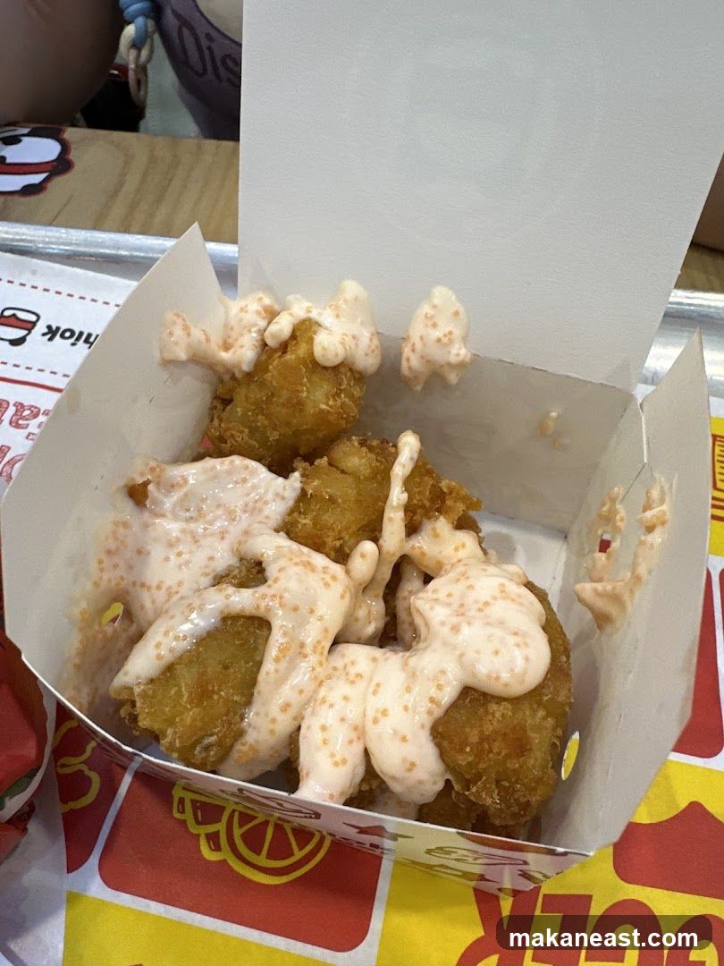 Fried Appetizers with Sauce