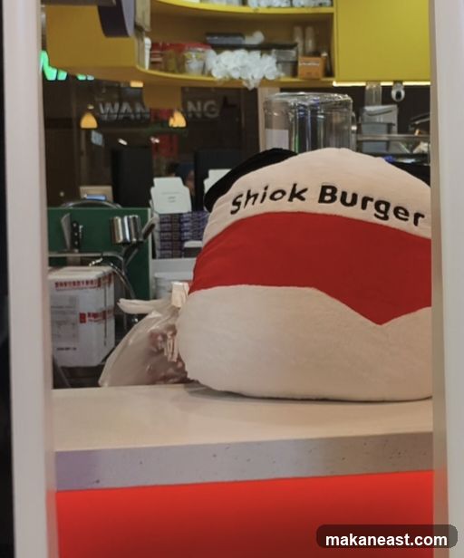 Plush Burger Toy