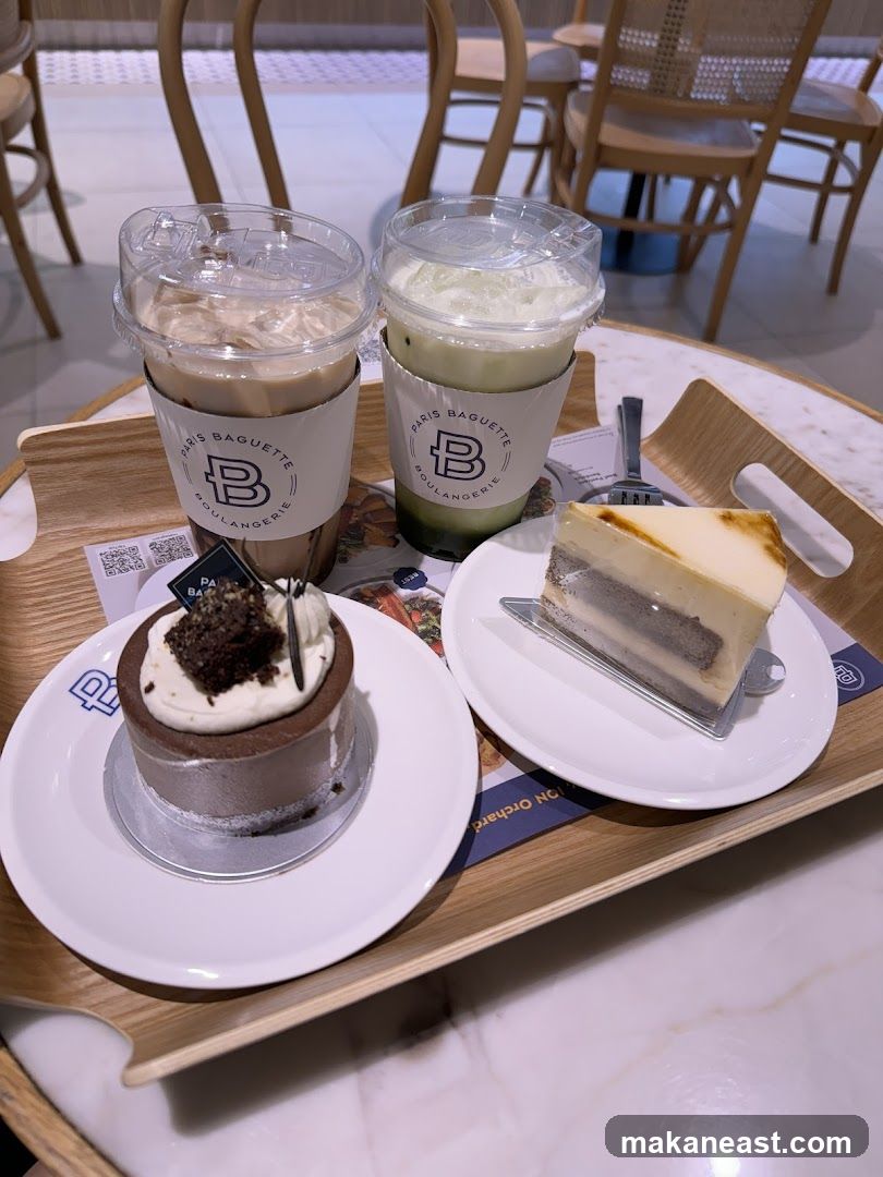Paris Baguette Desserts and Drinks