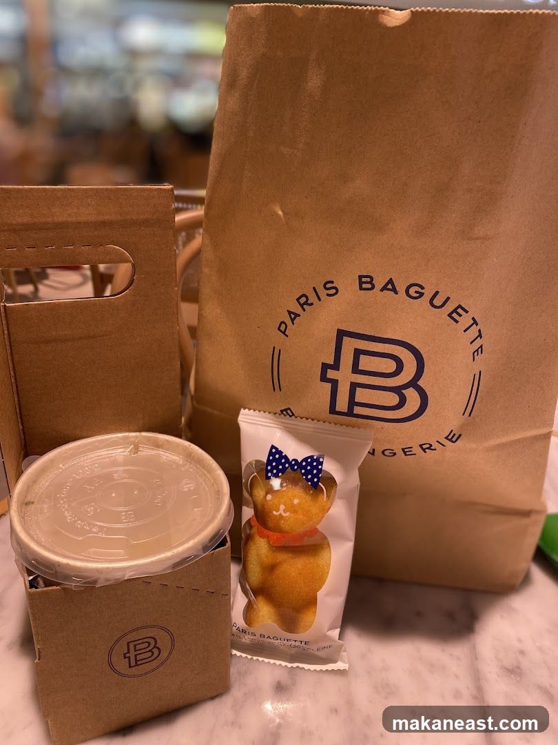 Paris Baguette Takeout Items