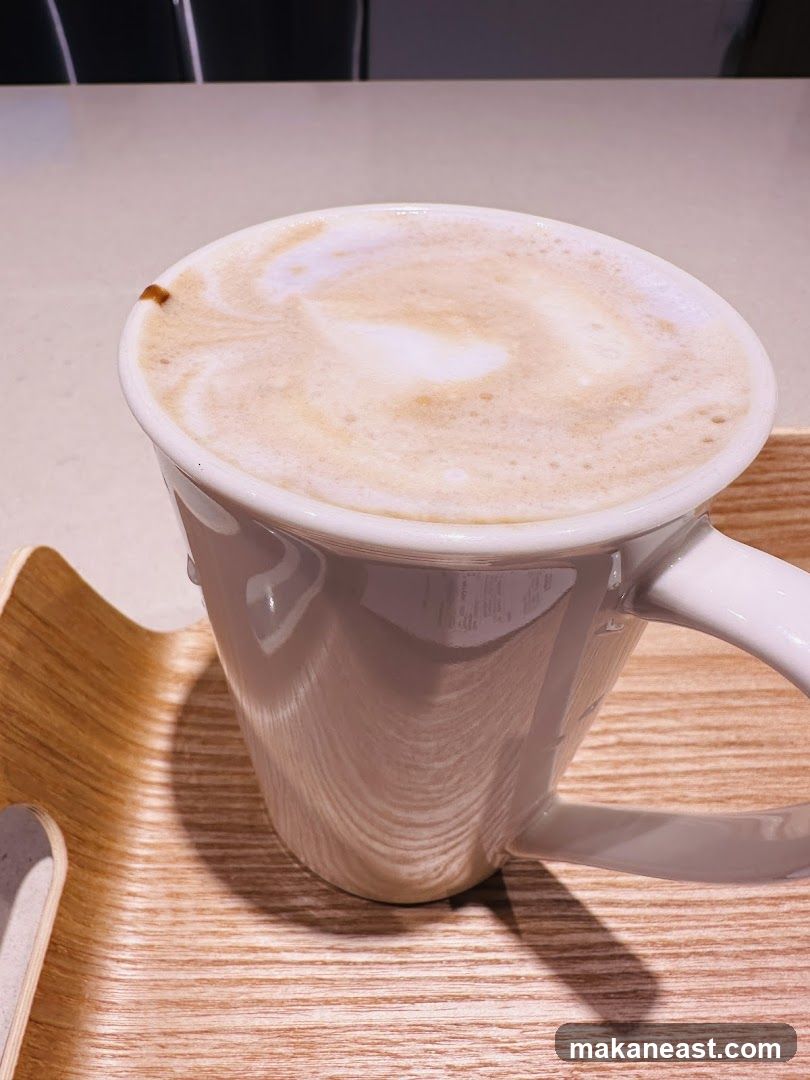 Latte with Foam Art