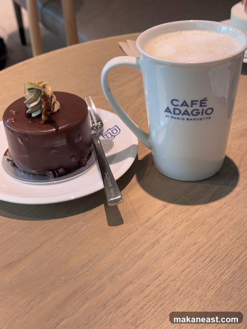 Chocolate Cake and Coffee