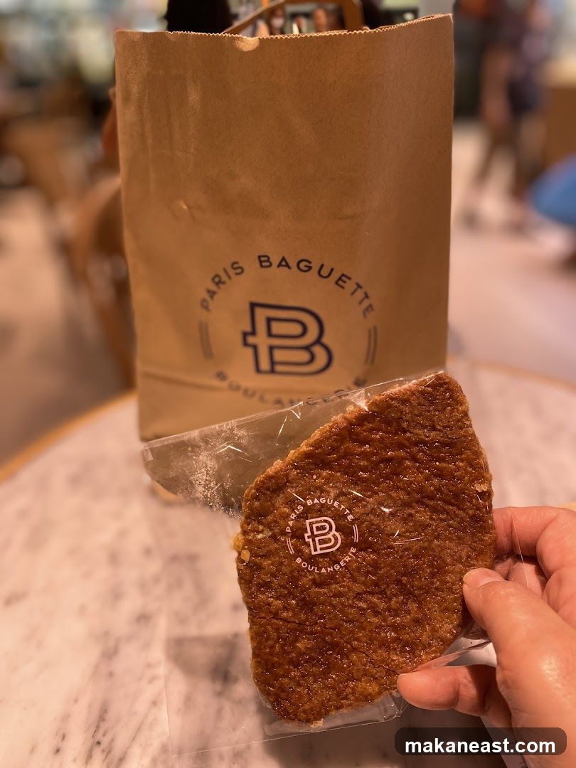 Paris Baguette Bag and Cookie