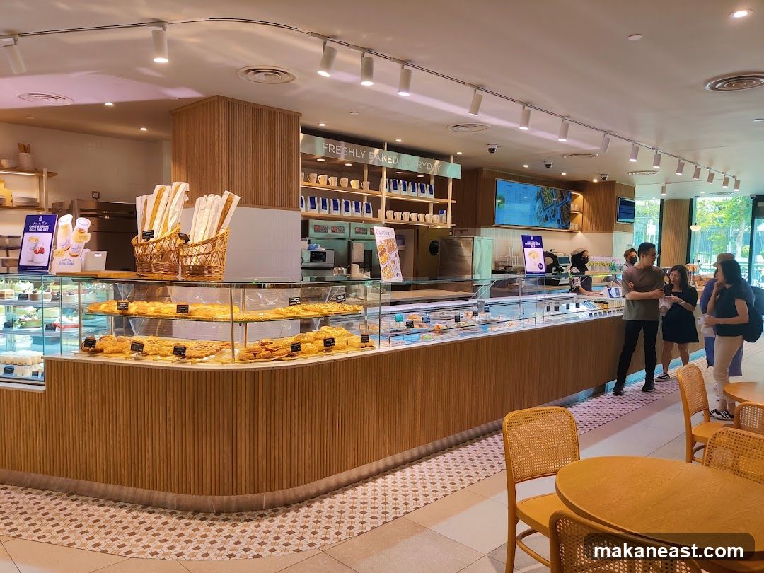Bakery Interior with Display Cases