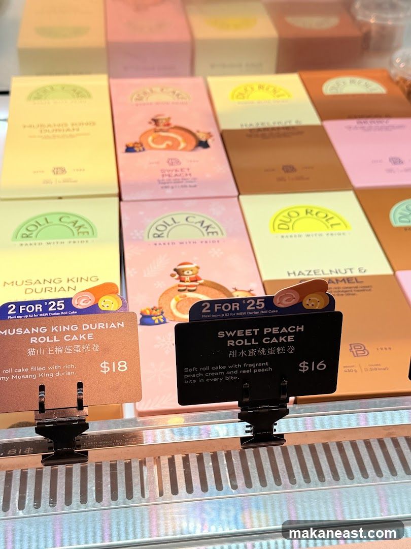 Roll Cakes Display