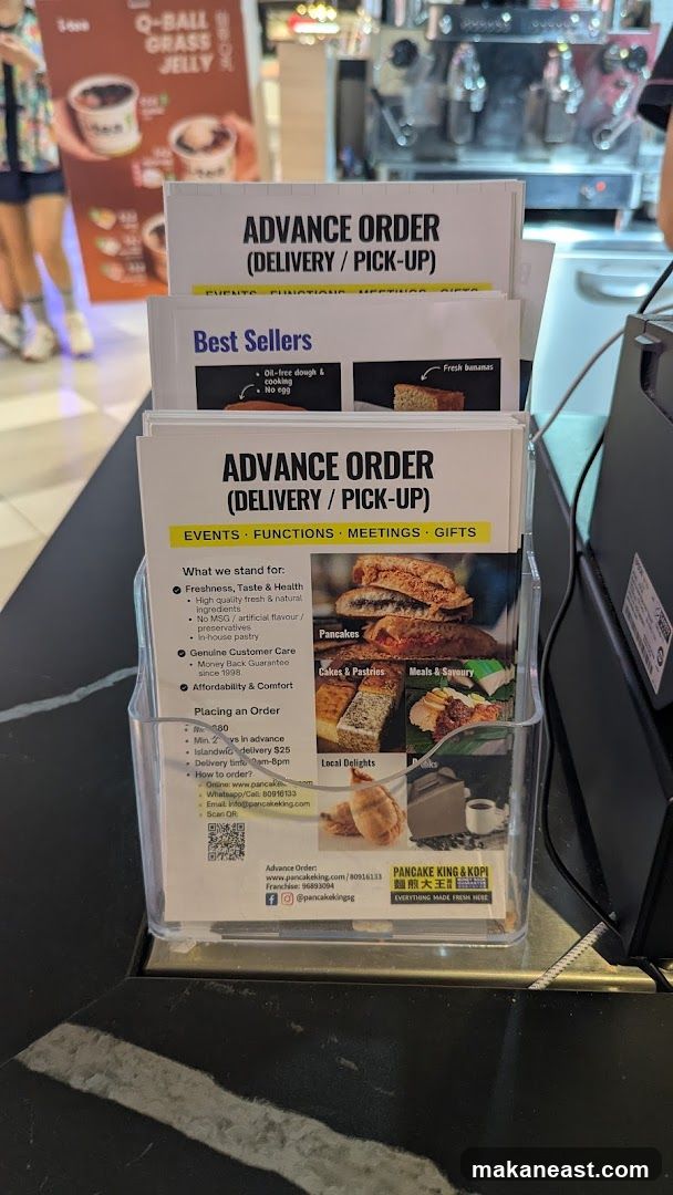 Advance Order Menu
