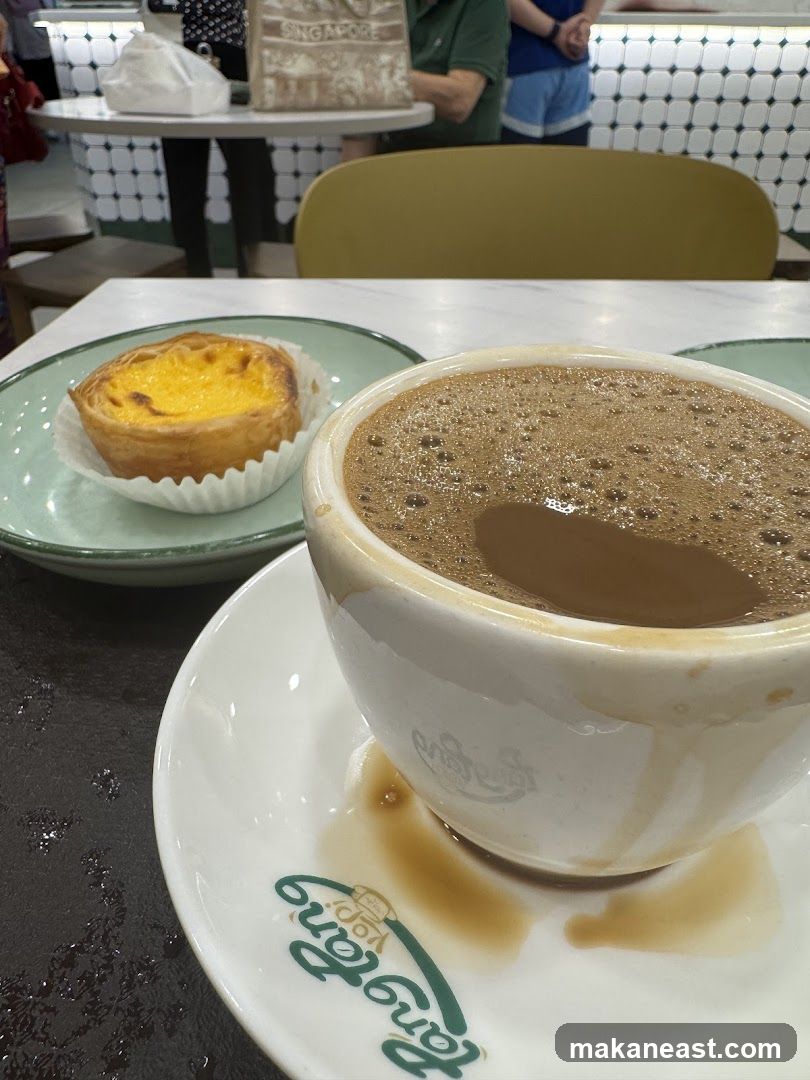 Coffee and Egg Tart