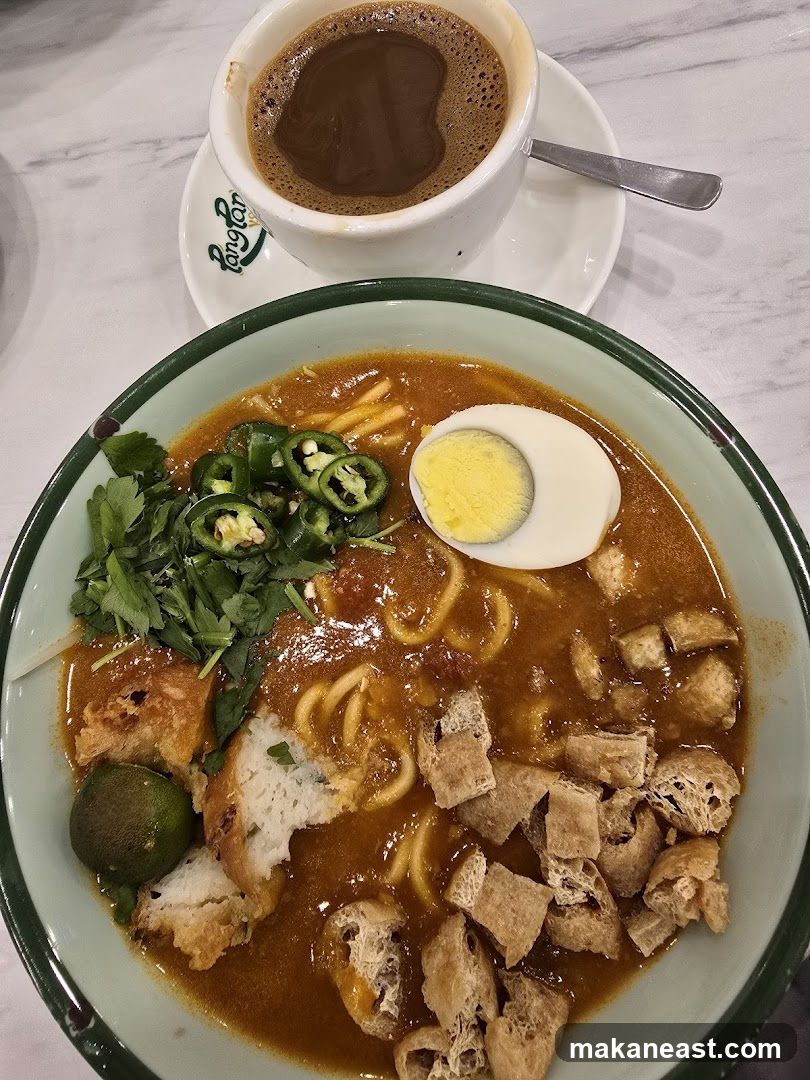 Noodle Soup and Coffee