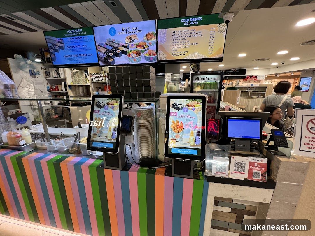 Sushi and Drink Counter
