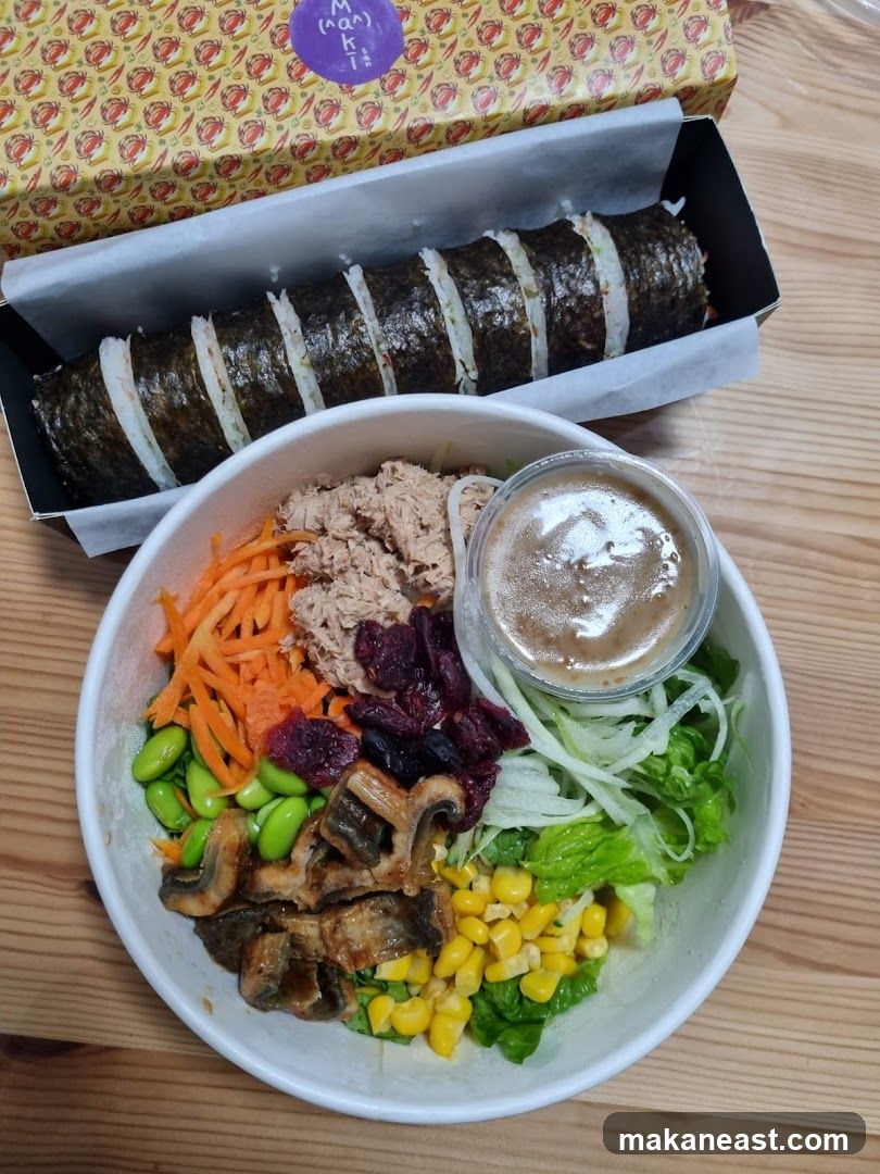 Gimbap and Salad Bowl