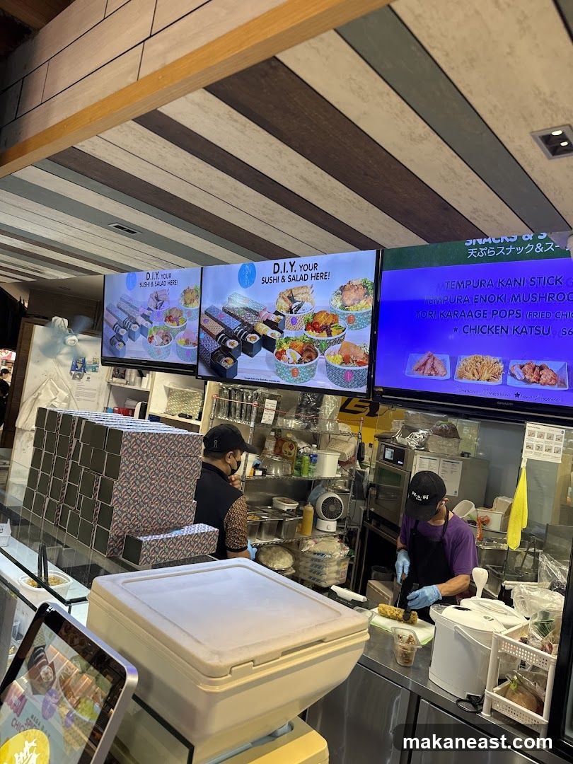 Sushi and Salad Counter