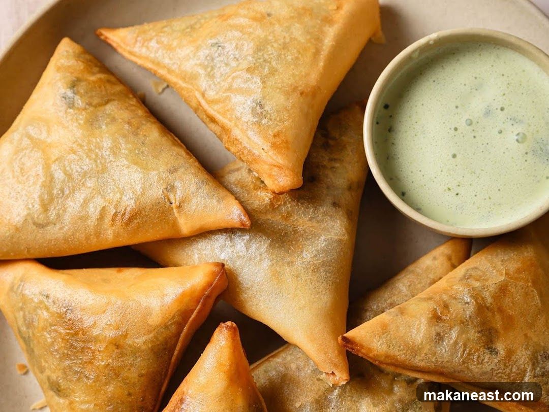 Samosas with Dipping Sauce