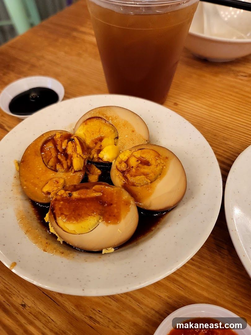 Braised Eggs and Drink