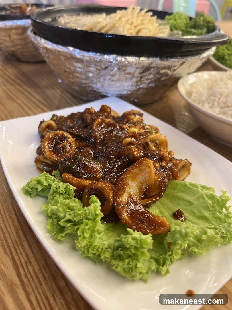 Spicy Squid Dish