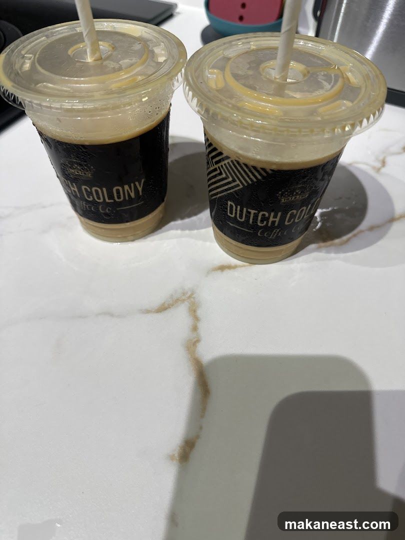 Two Iced Coffee Drinks