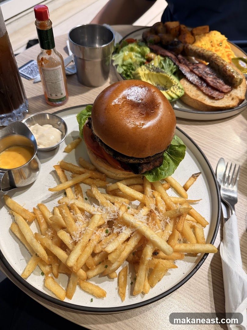 Burger and Fries