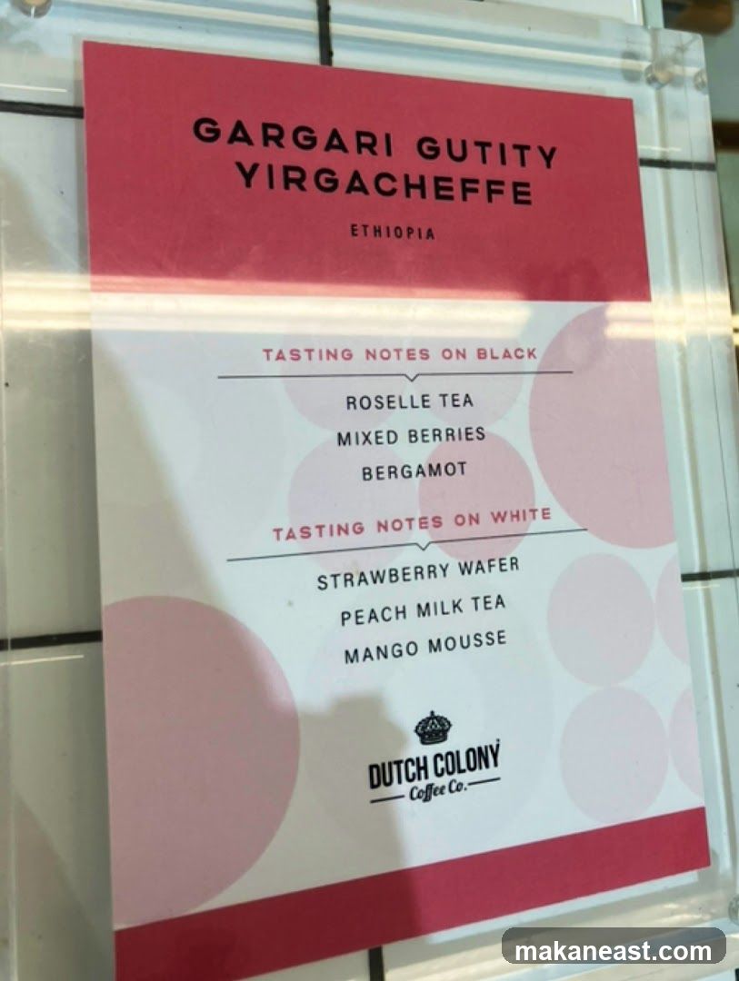 Coffee Tasting Notes