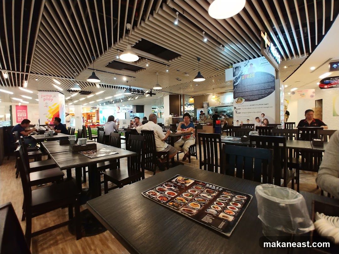 Restaurant Interior with Diners