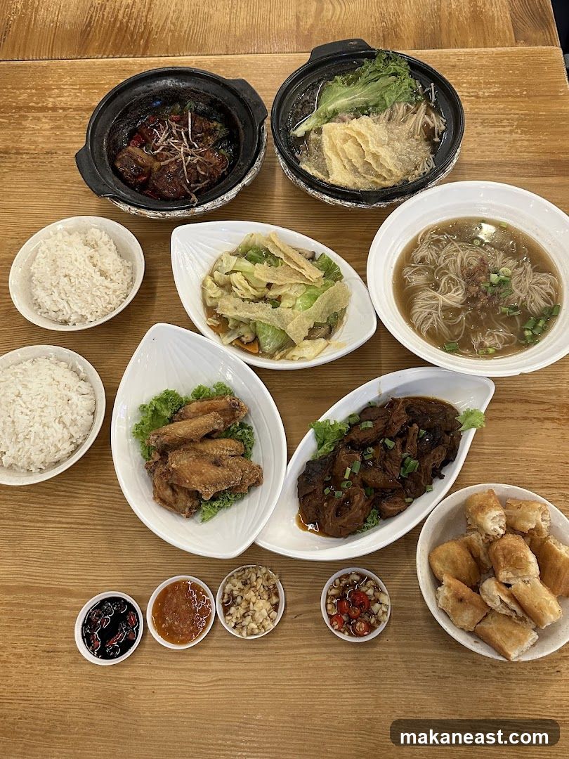Assortment of Asian Dishes