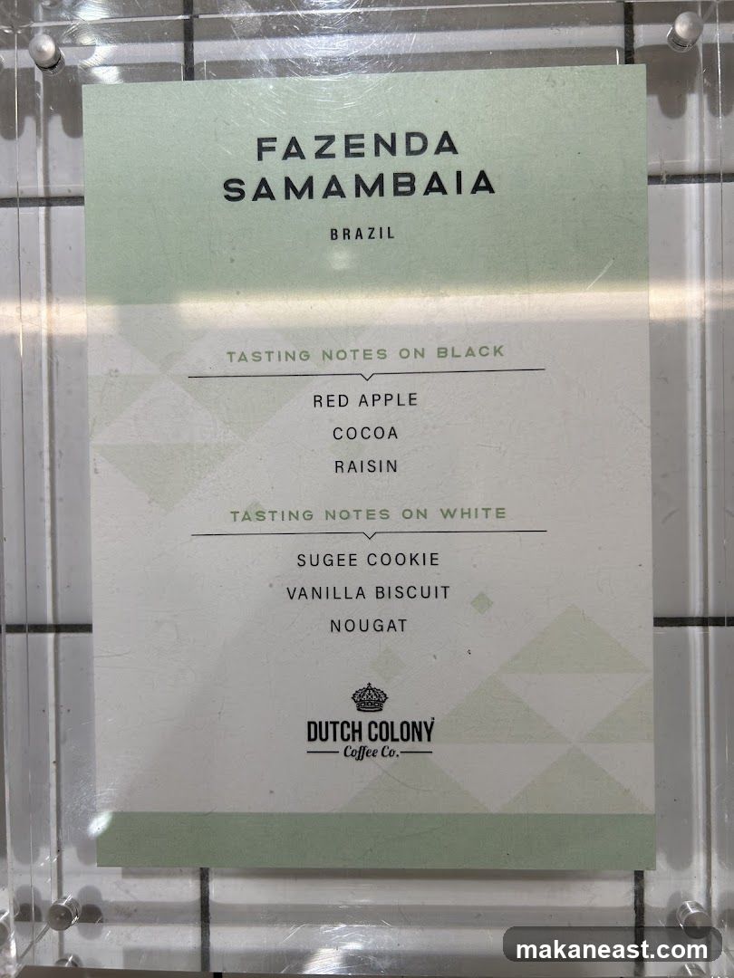 Fazenda Samambaia Tasting Notes