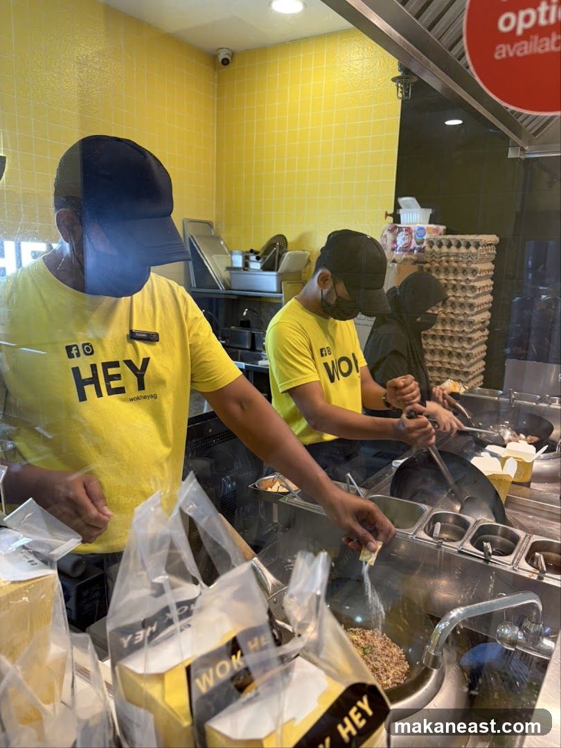 Kitchen Staff Preparing Food