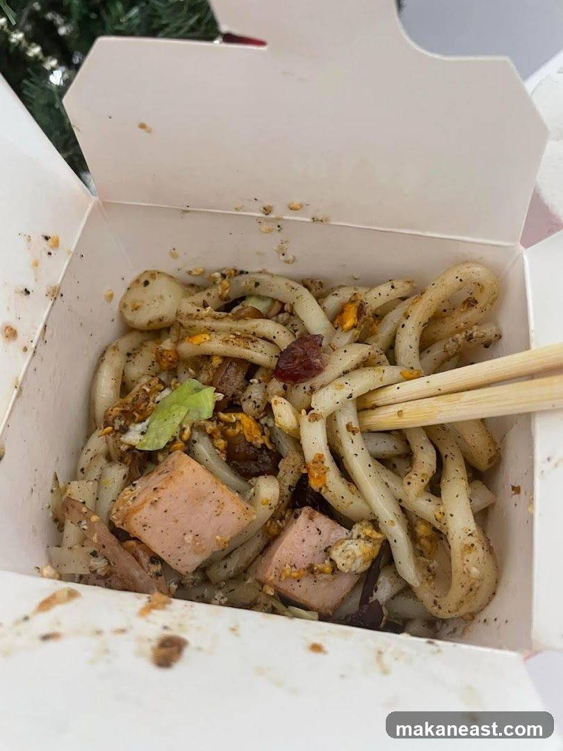Noodles in a Takeout Box