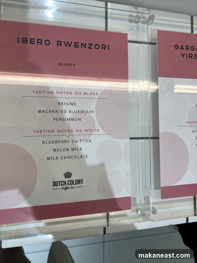 Coffee Tasting Notes