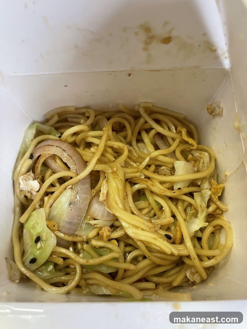 Noodles in a Takeout Box
