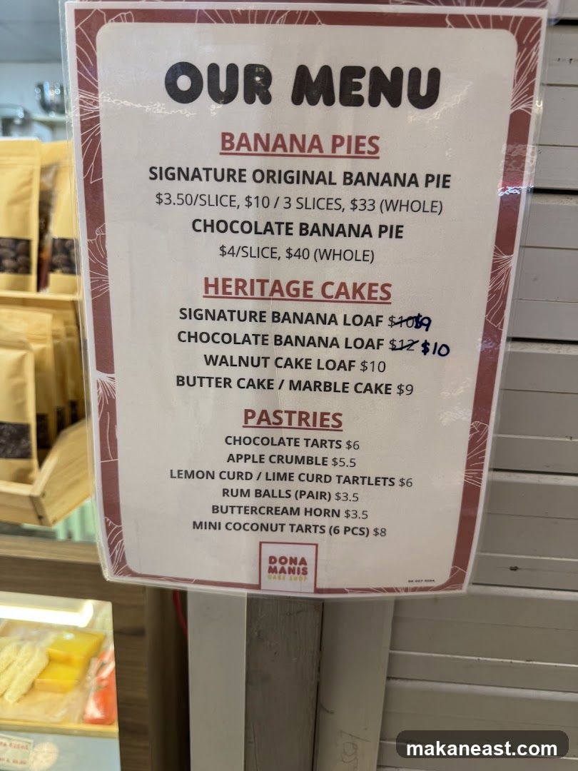 Our Menu