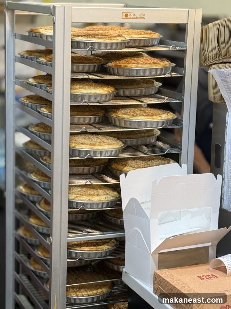 Pies on a Rack