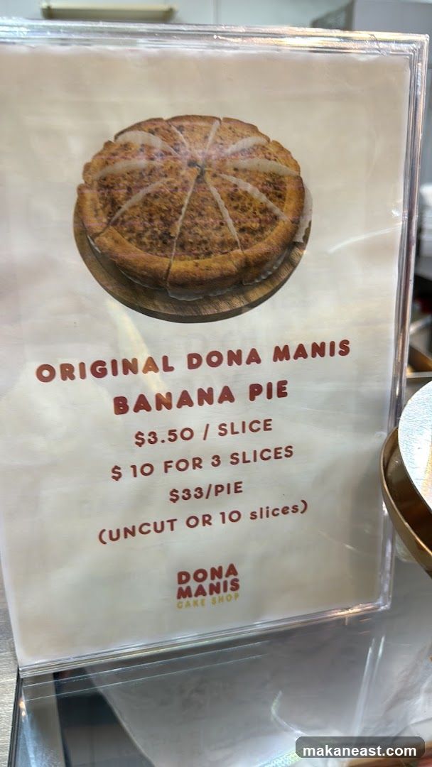 Dona Manis Banana Pie