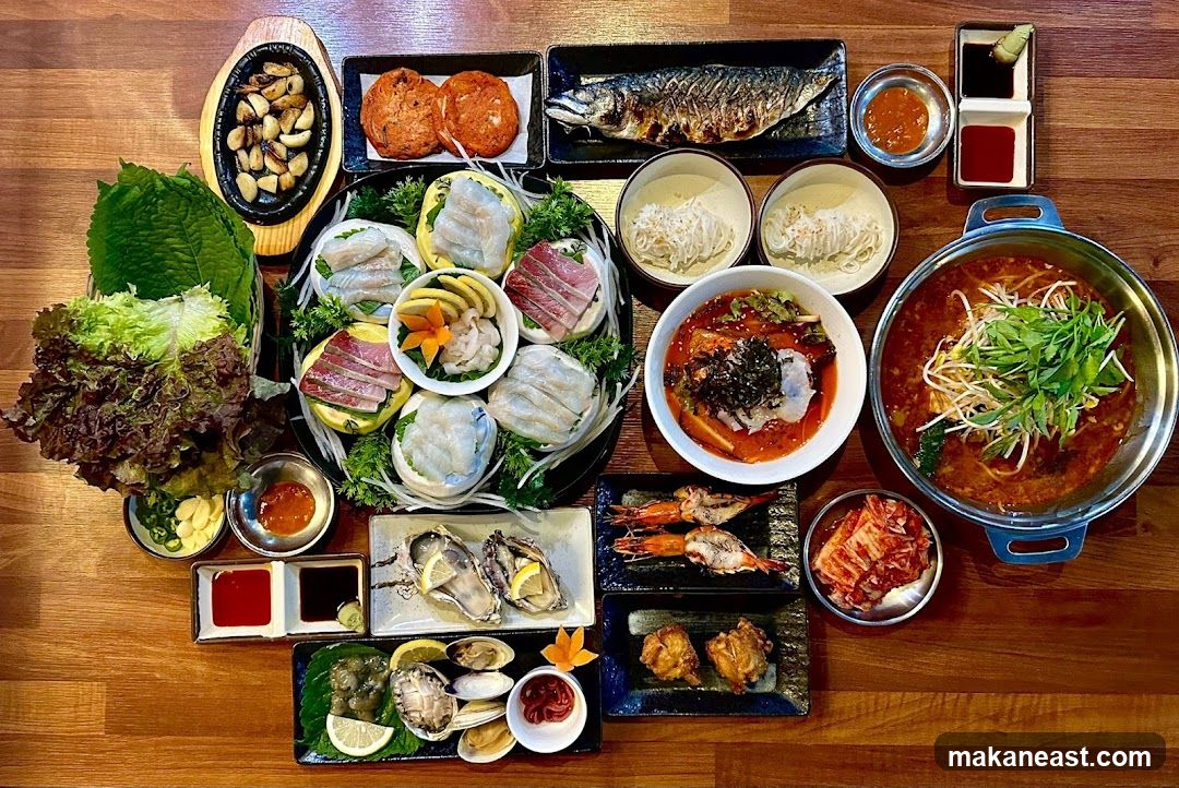 Assortment of Korean Dishes