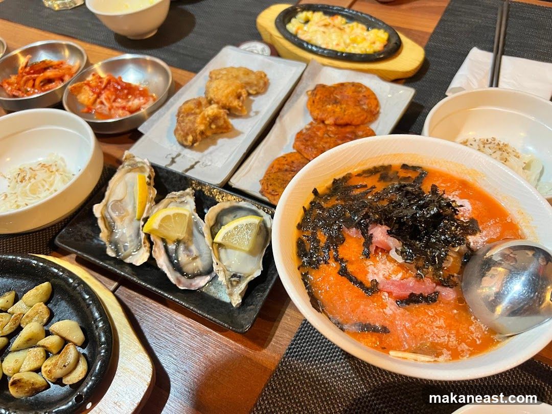 Korean Food Spread