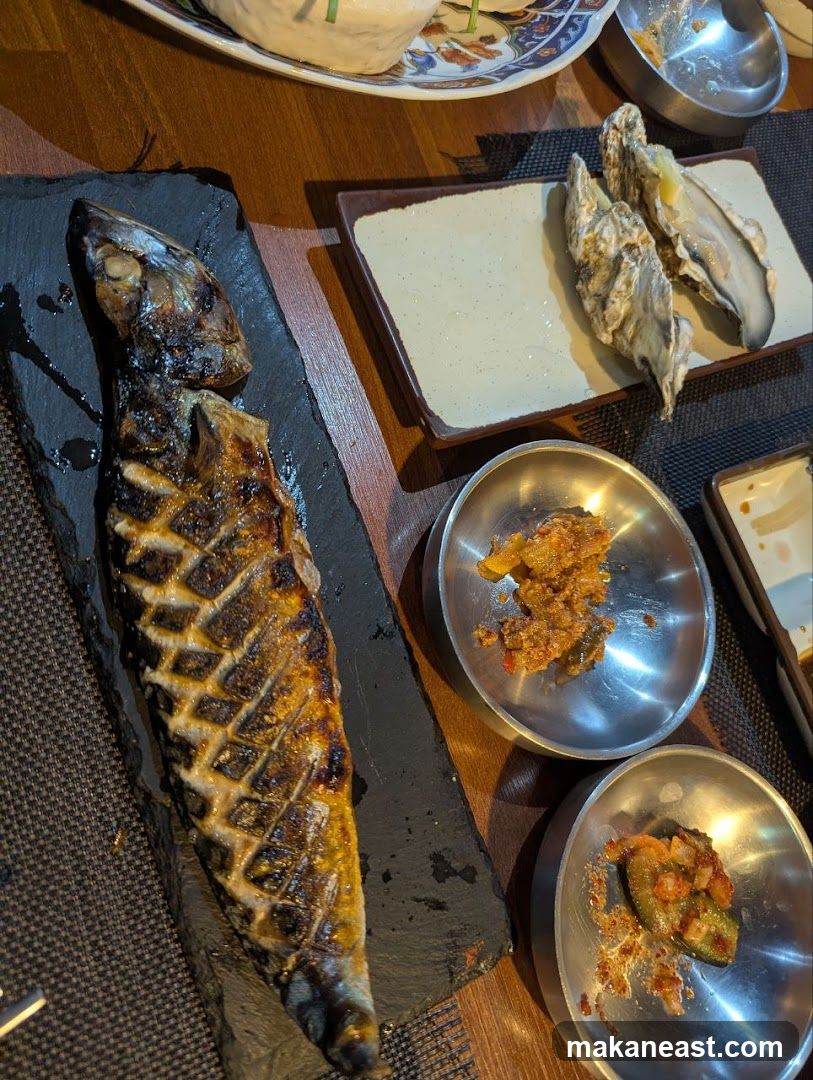 Grilled Fish and Oysters