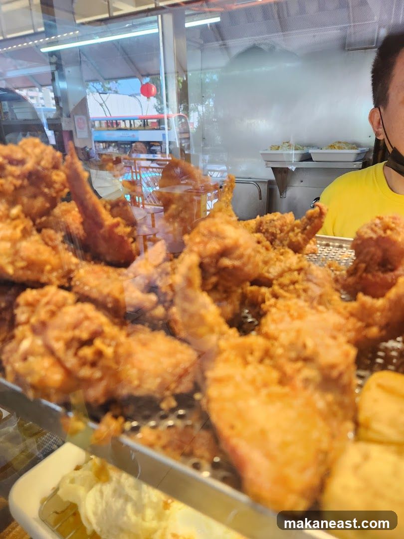 Fried Chicken Display