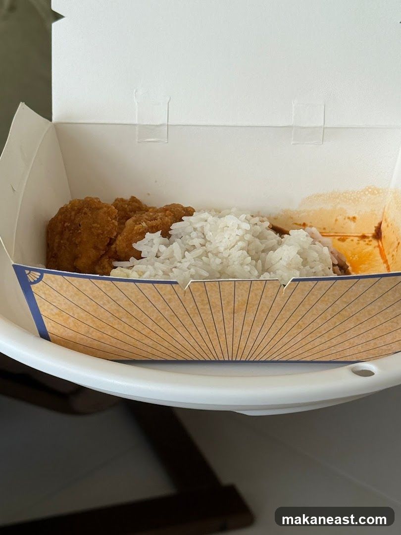 Fried Chicken and Rice