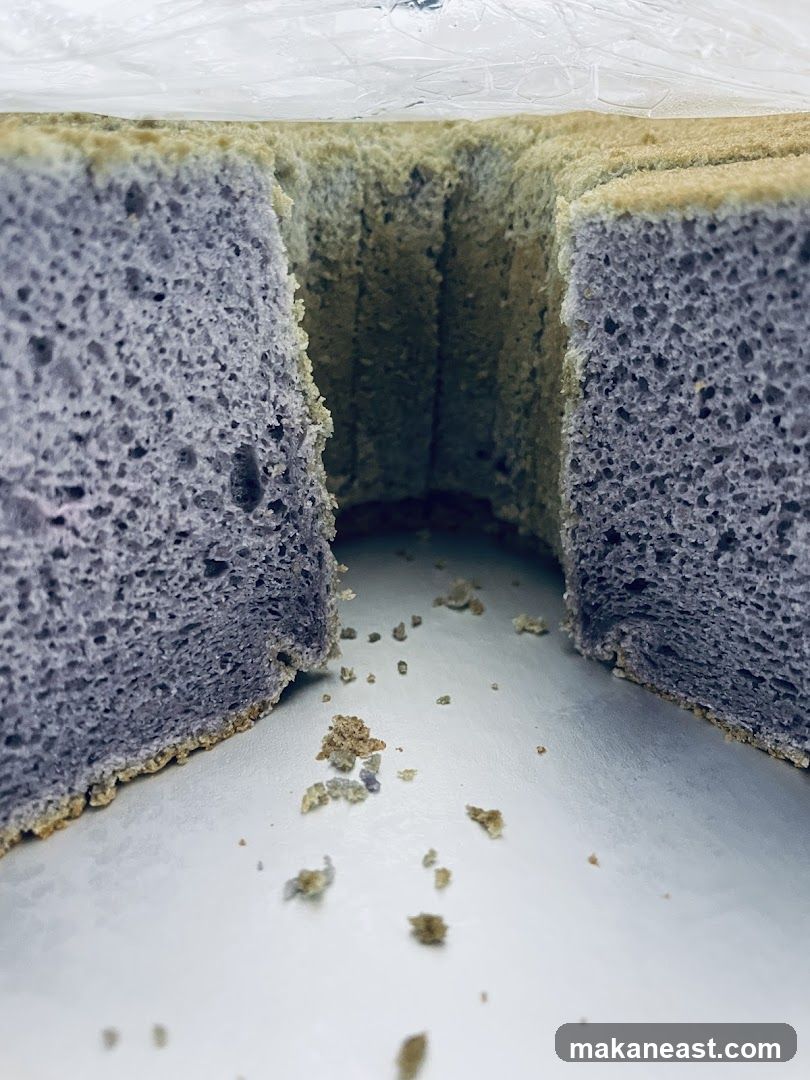 Purple Chiffon Cake