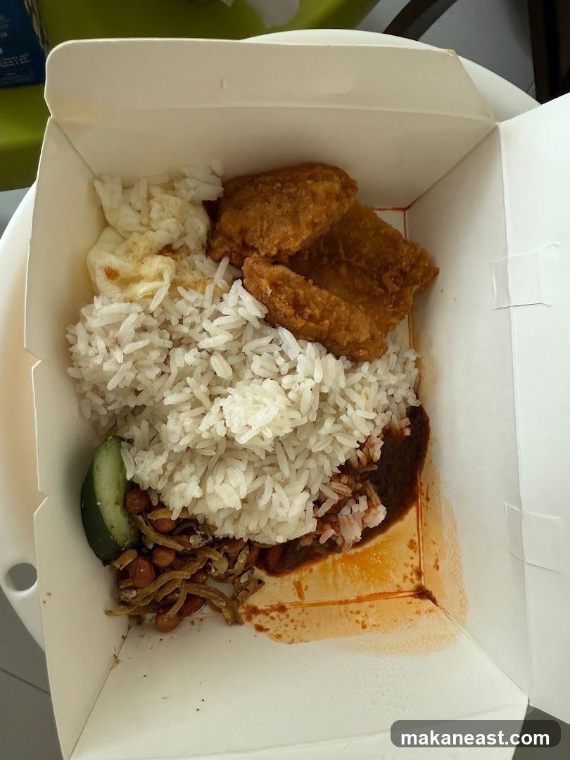 Nasi Lemak Takeaway Box