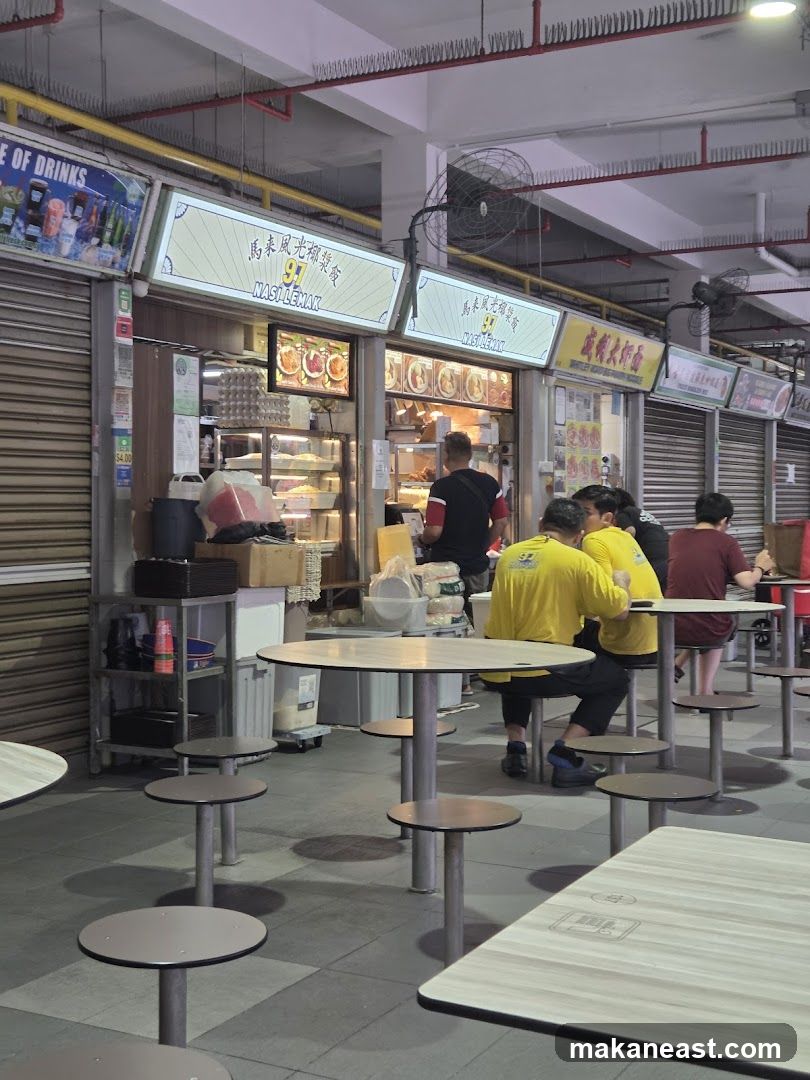 Food Stall with Seating Area