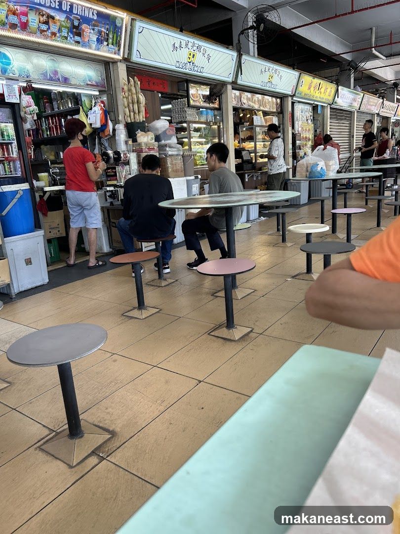 Food Stall Seating Area