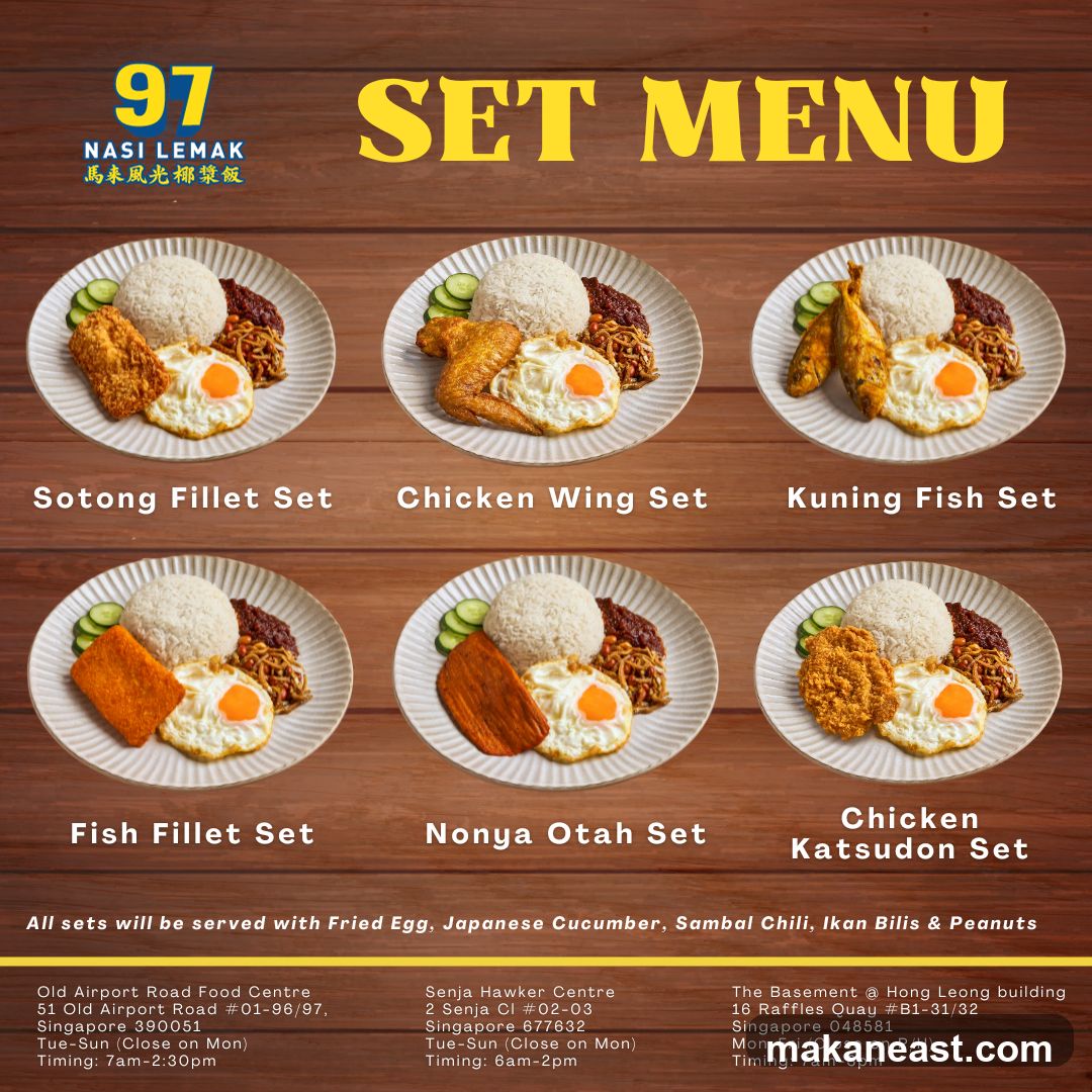 97 NASI LEMAK SET MENU