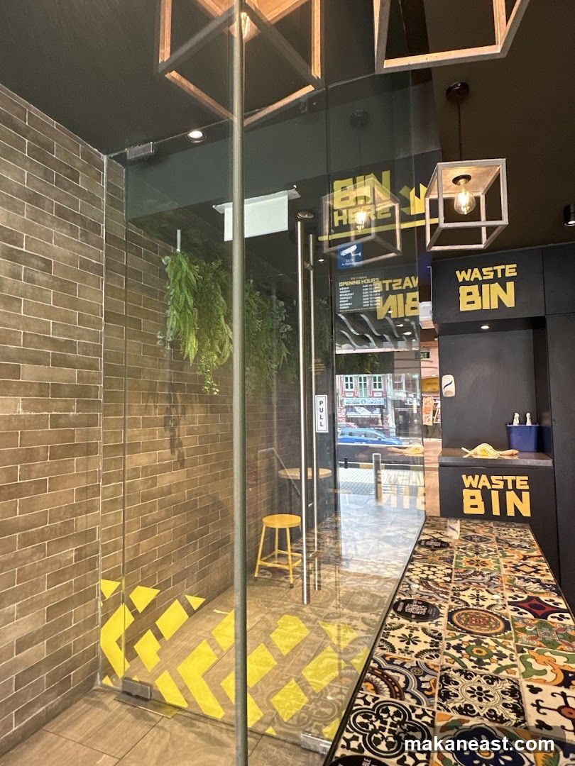 Store Interior with Tiled Counter