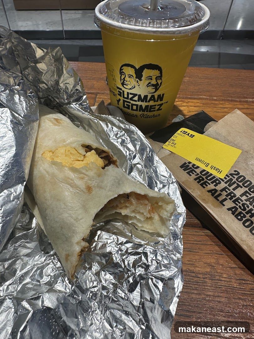 Burrito and Drink