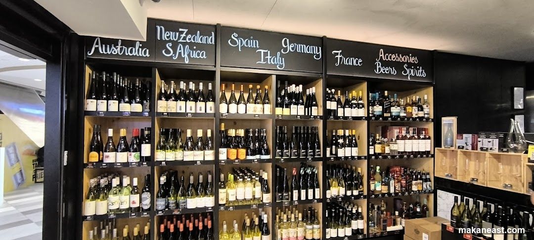 Wine and Spirits Store Display