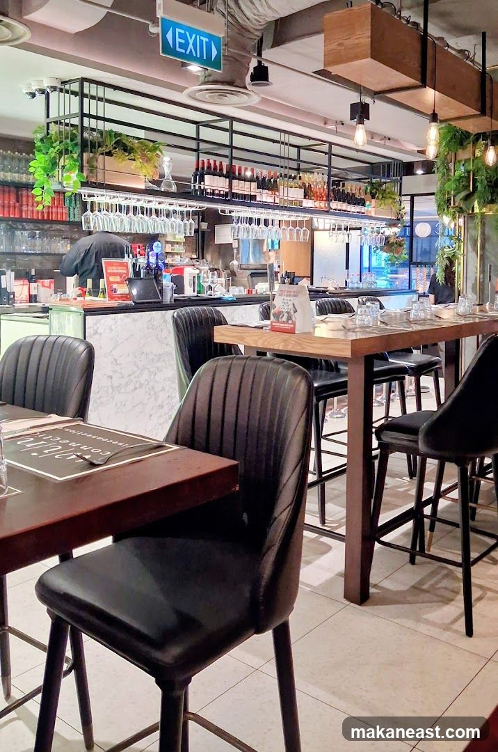 Restaurant Interior with Bar