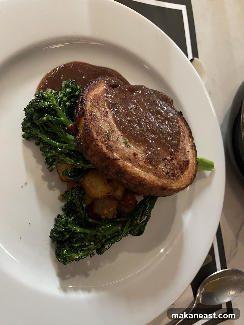 Pork Belly with Broccoli and Potatoes