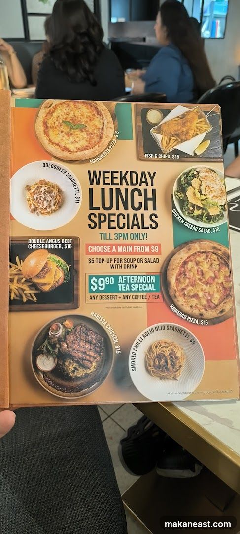 Weekday Lunch Specials