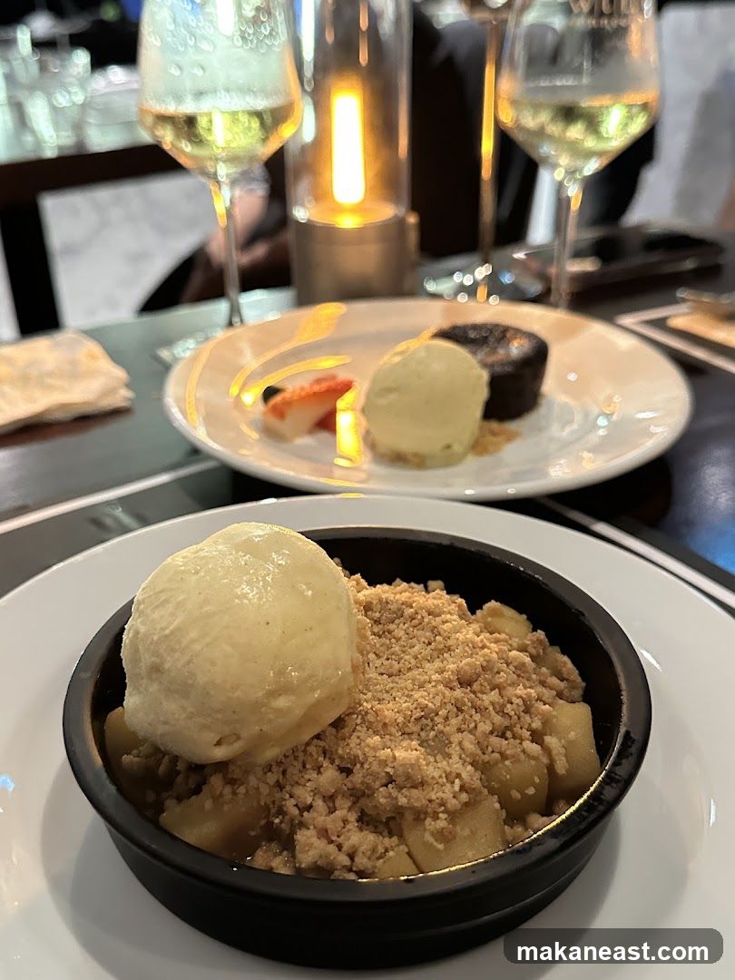 Dessert with Ice Cream