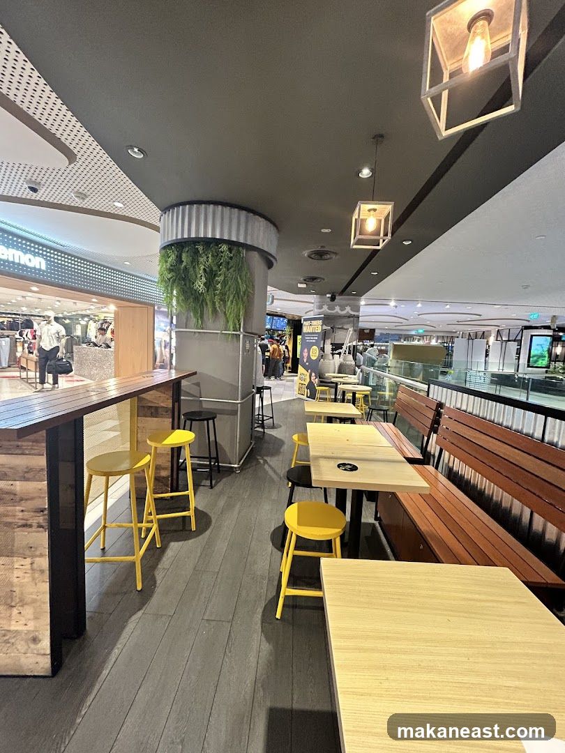 Cafe Interior with Seating