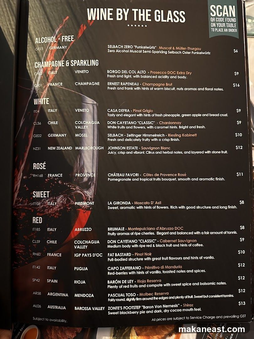 WINE BY THE GLASS